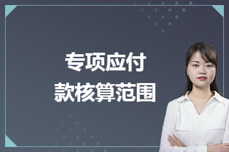 專(zhuān)項(xiàng)應(yīng)付款核算范圍