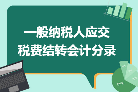 一般納稅人應(yīng)交稅費結(jié)轉(zhuǎn)會計分錄