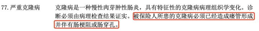 30歲患克羅恩病理賠75萬
