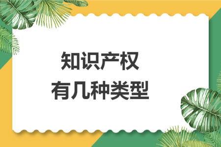 知識產(chǎn)權(quán)有幾種類型