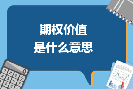 期權(quán)價(jià)值是什么意思