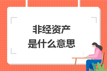 非經(jīng)資產(chǎn)是什么意思