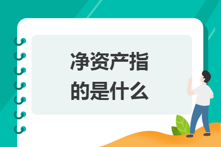 凈資產(chǎn)指的是什么