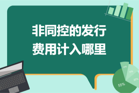 非同控的發(fā)行費用計入哪里