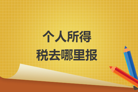 個人所得稅去哪里報