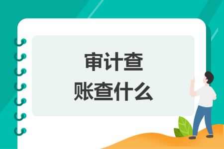 審計查賬查什么
