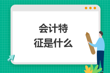會計特征是什么