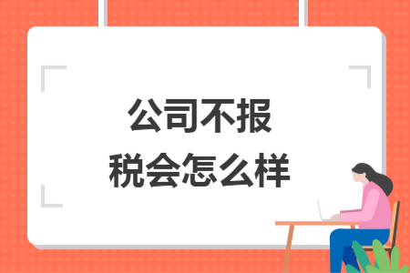 公司不報(bào)稅會(huì)怎么樣