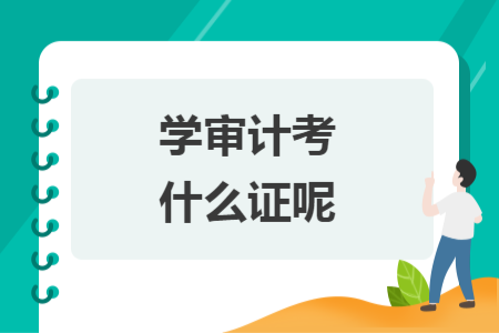 學(xué)審計(jì)考什么證呢