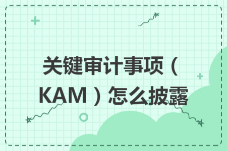 關(guān)鍵審計事項(KAM)怎么披露 關(guān)鍵審計事項(KAM)怎么披露